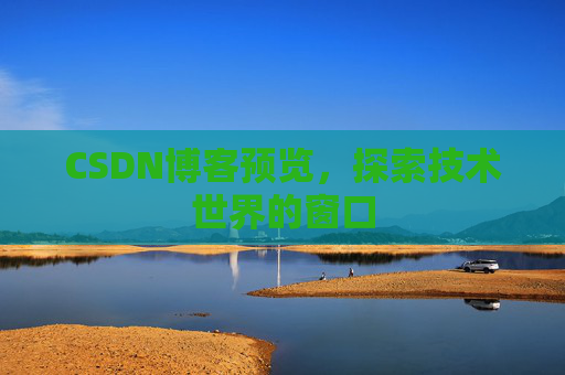CSDN博客预览,探索技术世界的窗口